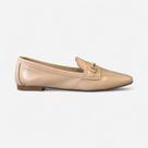 Sapato Mocassim Dumond Couro Nude