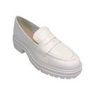 Sapato Mocassim Fem Bottero Couro Atanado Gelo 342202-4
