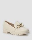 Sapato Mocassim Feminino Beira Rio 4283.105 - 37 - Branco Off