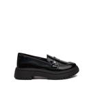 Sapato Mocassim Infantil Pink Cats Verniz Preto