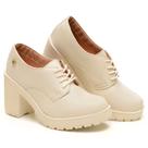 Sapato Mocassim Inglês Oxford Botinha Solado Baixo Tratorado