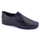 Sapato Mocassim Manutt topper 009001 Couro forrado costurado