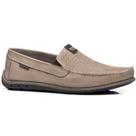 Sapato Mocassim Masc Pegada Couro Areia/Cravo 141603-06 Sapato Mocassim Masc Pegada Couro Areia/Cravo 141603-06