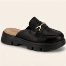 Sapato Mocassim Mule Feminino Flatform Tratorado Conforto Modare 7409.100.21736 - Sapato Mocassim Mule Feminino Flatform Tratorado Conforto Modare 7409.100.21736 -