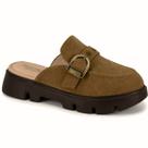 Sapato Mocassim Mule Feminino Flatform Tratorado Conforto Modare 7409.101.31136 -