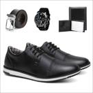 Sapato Mocassim Oxford Social Clássico Italiano Combo Barato