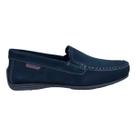 Sapato Mocassim Pegada Casual Couro Conforto Masculino Azul Marinho