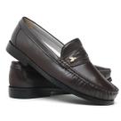 Sapato Mocassim Social Masculino Schiareli em Couro Dockside - Ref. 1018