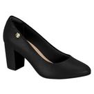 Sapato Modare Casual Salto Alto Bloco Conforto Preto 7377105 -