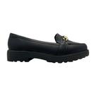 Sapato modare mocassim com salto baixo ref:7357111 feminino