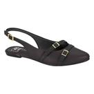 Sapato Moleca Slingback - Feminino - Preto