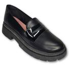 Sapato Molekinha Feminino Infantil Mocassim Slip-on Strass