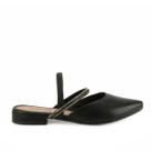 Sapato Mule Casual Salto Baixo Bico Fino Feminino Mississipi MB553