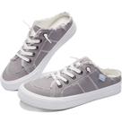 Sapato Obtaom Women Canvas Mules Memory Foam Clipper cinza US9 Sapato Obtaom Women Canvas Mules Memory Foam Clipper cinza US9