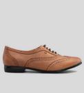 Sapato Oxford Feminino CBK Couro Marrom