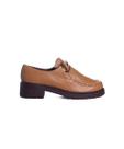 Sapato Oxford Feminino Pixolé Salto Médio Couro Capuccino Sapato Oxford Feminino Pixolé Salto Médio Couro Capuccino