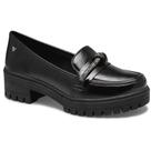 Sapato Oxford Loafer Mississipi Q8556 Feminino - Preto - 09698