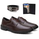 Sapato Oxford Masculino Social Casual Fino Elegante MARROM