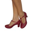 Sapato para Dança de Salão Boneca Vermelho Duani Sapato para Dança de Salão Boneca Vermelho Duani