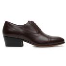 Sapato Para Danca De Salao Masculino Em Couro Cafe 56222