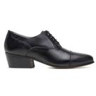 Sapato Para Danca De Salao Masculino Em Couro Preto 56222e