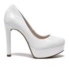 Sapato Peep Toe Feminino Via Marte Branco 22-13201 Sapato Peep Toe Feminino Via Marte Branco 22-13201