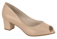 Sapato Peep Toe Salto Baixo Grosso Beira Rio 4777.400