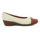 Sapato Piccadilly 143212 Sapatilha Casual Anabela Fivela Feminino