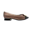 Sapato piccadilly com salto baixo ref:279039 feminino