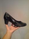 Sapato Piccadilly com salto Preto Ref.: 111080-12 Sapato Piccadilly com salto Preto Ref.: 111080-12