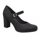 Sapato Piccadilly Feminino Boneca Salto Grosso Alto Sapato Piccadilly Feminino Boneca Salto Grosso Alto