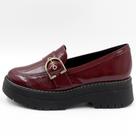Sapato Piccadilly Loafer em Verniz com Fivela Feminino