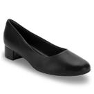 Sapato Piccadilly Salto Baixo Conforto Feminino - Preto Sapato Piccadilly Salto Baixo Conforto Feminino - Preto
