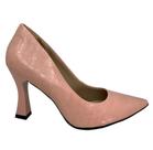 Sapato piccadilly scarpin croco pêssego - 749001-346