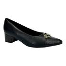 Sapato Piccadilly Scarpin Taci Salto Médio 739078 Preto