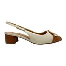 Sapato Piccadilly Sligback - Feminino - Off white - 38 Sapato Piccadilly Sligback - Feminino - Off white - 38