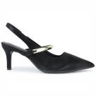 Sapato Piccadilly Slingback 772001 Salto Médio Napa Stretch Sapato Piccadilly Slingback 772001 Salto Médio Napa Stretch