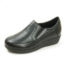 Sapato Pierrô feminino ortopédico com elástico couro cor preto Sapato Pierrô feminino ortopédico com elástico couro cor preto