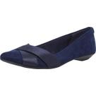 Sapato plano Anne Klein Sport Oalise para mulheres azul marinho
