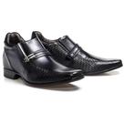 Sapato Rafarillo Vegas Alth Você+Alto 7cm Em Couro Preto Adulto Confortável 3263