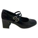Sapato Ramarim Boneca Fivela Salto Grosso Feminino Sapato Ramarim Boneca Fivela Salto Grosso Feminino
