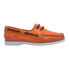 Sapato Samello Deckshoes Gran Couro Latego Orange Docksides