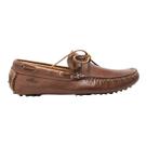 Sapato Samello Drive Goa Mocassim Loafer Couro Floater Marrom Conhaque Pinos Cravos Original