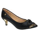 Sapato Santinelli Scarpin Salto Fino 1532-013 Preto