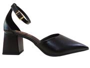 Sapato Santinelli Slingback Feminino Preto 1636023