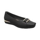 Sapato Sapatilha Joanete Palmilha Maxi Feminina Piccadilly Preto / Napa 35