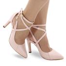 Sapato Scarpin Bico Fino Palmilha Confort Feminino P38 Sapato Scarpin Bico Fino Palmilha Confort Feminino P38