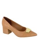 Sapato Scarpin Feminino Bico Fino Salto Grosso Vizzano 377