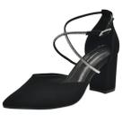 Sapato Scarpin Feminino Elegante Tira Strass Chic Via Marte