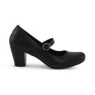 Sapato Scarpin Feminino FootFlex Salto Médio Confortável -